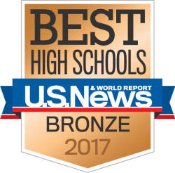 US News - Best Schools - Bronze Award 2017