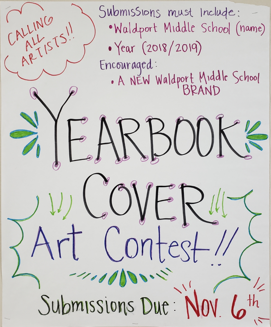 Middle School Student Art Contest! Waldport Middle and High School